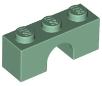 LEGO® los onderdeel Steen Boog in kleur Zandgroen 4490