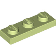 Plaatje in Gallery viewer laden, LEGO® los onderdeel Plaat Algemeen Geelachtig Groen 3623