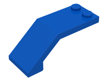 Plaatje in Gallery viewer laden, LEGO® los onderdeel Voorruit in kleur Blauw 6070