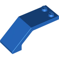 Plaatje in Gallery viewer laden, LEGO® los onderdeel Voorruit in kleur Blauw 6070