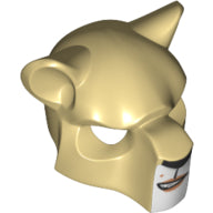 Plaatje in Gallery viewer laden, LEGO® los onderdeel Hoofddeksels Geelbruin 15084pb01