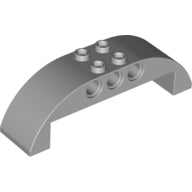 LEGO® onderdeel Dakpan Gebogen Licht Blauwachtig Grijs 11290