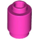LEGO® los onderdeel Steen Rond in kleur Donker Roze 3062