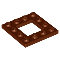 LEGO® los onderdeel Plaat Aangepast Roodachtig Bruin 64799
