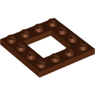 LEGO® los onderdeel Plaat Aangepast Roodachtig Bruin 64799