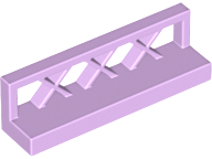 Plaatje in Gallery viewer laden, LEGO® los onderdeel Hek in kleur Lavendel 3633
