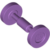 LEGO® los onderdeel Wiel in kleur Medium Lavendel 2496