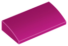 LEGO® los onderdeel Dakpan Gebogen in kleur Magenta 88930