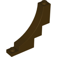 Plaatje in Gallery viewer laden, LEGO® los onderdeel Steen Boog in kleur Donker Bruin 30099