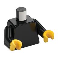 Plaatje in Gallery viewer laden, LEGO® los onderdeel Lijf in kleur Zwart 973c018