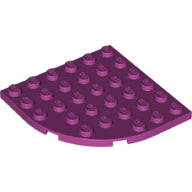 LEGO® los onderdeel Plaat Rond in kleur Magenta 6003