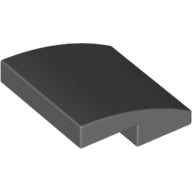 Plaatje in Gallery viewer laden, LEGO® Dakpan Gebogen Donker Blauwachtig Grijs 15068