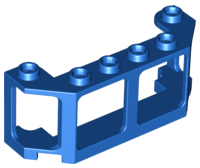 LEGO® los onderdeel Raamkozijn in kleur Blauw 17454