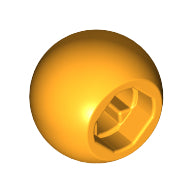 Plaatje in Gallery viewer laden, LEGO® los onderdeel Technisch Helder Licht Oranje 32474