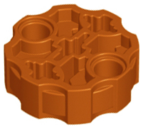 LEGO® onderdeel Technische Verbinding Donker Oranje 98585