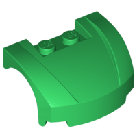 LEGO® los onderdeel Spatbord in kleur Groen 98835