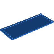 Plaatje in Gallery viewer laden, LEGO® los onderdeel Tegel Aangepast in kleur Blauw 6205