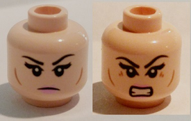 LEGO® los onderdeel Hoofd in kleur Lichte Noga 3626pb1479