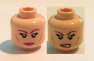 LEGO® los onderdeel Hoofd in kleur Lichte Noga 3626cpb1212