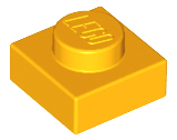 Plaatje in Gallery viewer laden, LEGO® los onderdeel Plaat Algemeen Helder Licht Oranje 3024