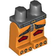 Plaatje in Gallery viewer laden, LEGO® Benen met Motief Donker Blauwachtig Grijs 970c04pb06