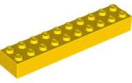 Plaatje in Gallery viewer laden, LEGO® los onderdeel Steen in kleur Geel 3006