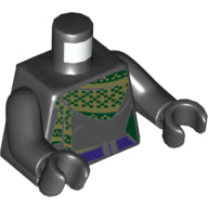 LEGO® los onderdeel Lijf met Motief Zwart 973pb2207c01