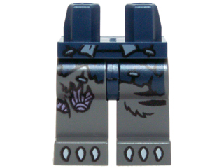 LEGO® los onderdeel Benen met Motief Donkerblauw 970c85pb12