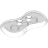 Plaatje in Gallery viewer laden, LEGO® los onderdeel Plaat Aangepast Doorzichtig 88000