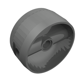 LEGO® los onderdeel Cilinder Parel Donkergrijs 41531