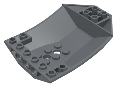 LEGO® los onderdeel Cockpit Donker Blauwachtig Grijs 42021