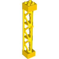 Plaatje in Gallery viewer laden, LEGO® los onderdeel Steunpilaar in kleur Geel 95347
