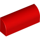 LEGO® los onderdeel Dakpan Gebogen in kleur Rood 6191