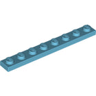 LEGO® los onderdeel Plaat Algemeen Medium Azuurblauw 3460