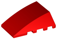 LEGO® los onderdeel Wig in kleur Rood 47753