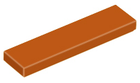 LEGO® los onderdeel Tegel Algemeen Donker Oranje 2431