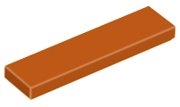 LEGO® los onderdeel Tegel Algemeen Donker Oranje 2431