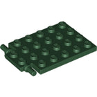 LEGO® los onderdeel Plaat Aangepast Donkergroen 92099
