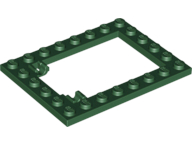 Plaatje in Gallery viewer laden, LEGO® los onderdeel Plaat Aangepast Donkergroen 92107