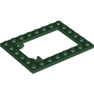 Plaatje in Gallery viewer laden, LEGO® los onderdeel Plaat Aangepast Donkergroen 92107