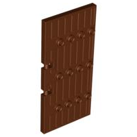 LEGO® los onderdeel Deur in kleur Roodachtig Bruin 87601