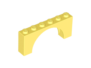 LEGO® los onderdeel Steen Boog Helder Lichtgeel 15254