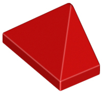 LEGO® los onderdeel Dakpan Algemeen in kleur Rood 15571