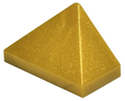 LEGO® los onderdeel Dakpan Algemeen Parel Goud 15571