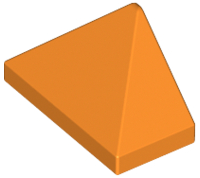 LEGO® los onderdeel Dakpan Algemeen in kleur Oranje 15571