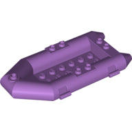 Plaatje in Gallery viewer laden, LEGO® los onderdeel Boot in kleur Medium Lavendel 30086c01