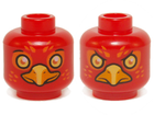 LEGO® los onderdeel Hoofd in kleur Rood 3626cpb1146