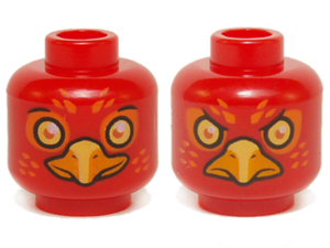 LEGO® los onderdeel Hoofd in kleur Rood 3626cpb1146