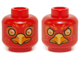 LEGO® los onderdeel Hoofd in kleur Rood 3626cpb1146
