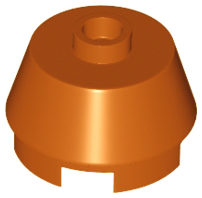 LEGO® los onderdeel Kegel in kleur Donker Oranje 98100